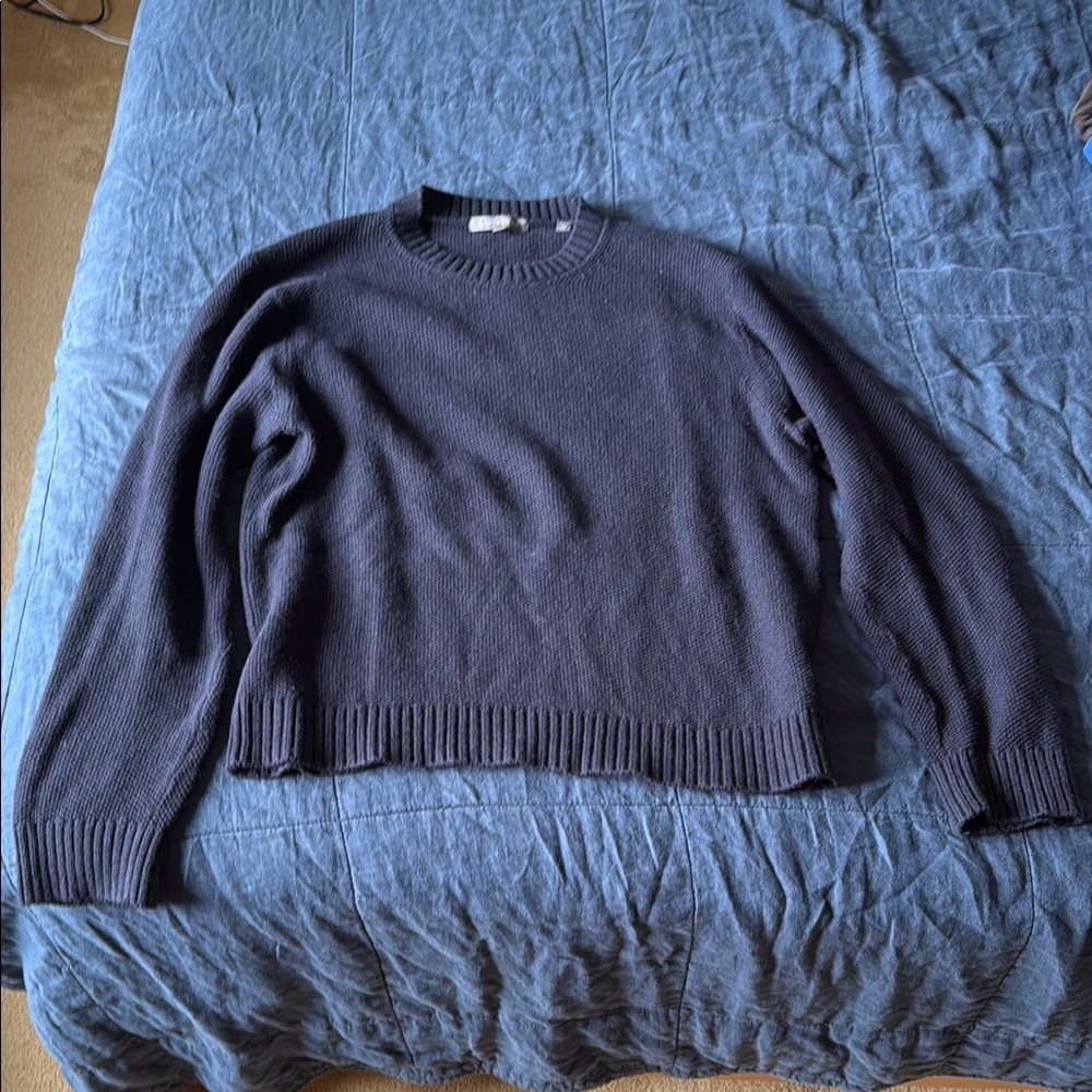 Cozy Navy Blue Sweater